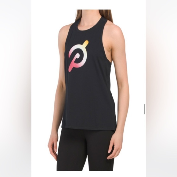Peloton Black Twist Back Tank Top NWT - Picture 1 of 8